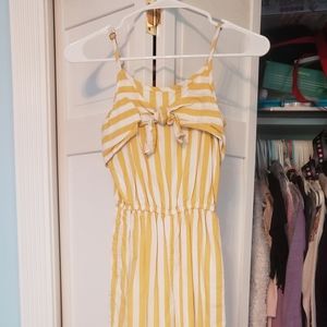 Abercrombie Girls Yellow Striped Romper